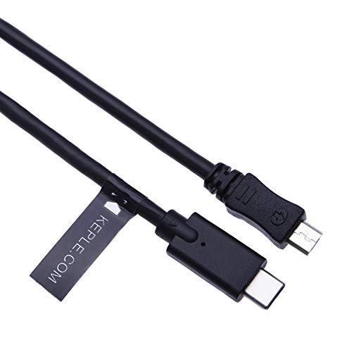 מיקרו USB לסוג C כבל C על ידי keple | USB C ל- Micro USB טעינה מתאם כבל עופרת לבקרי משחק PS4, PS3 / Xbox One, One S, One X / Controller